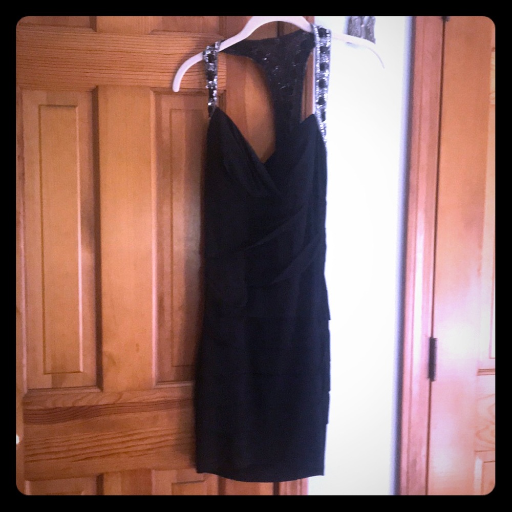 Short black dress